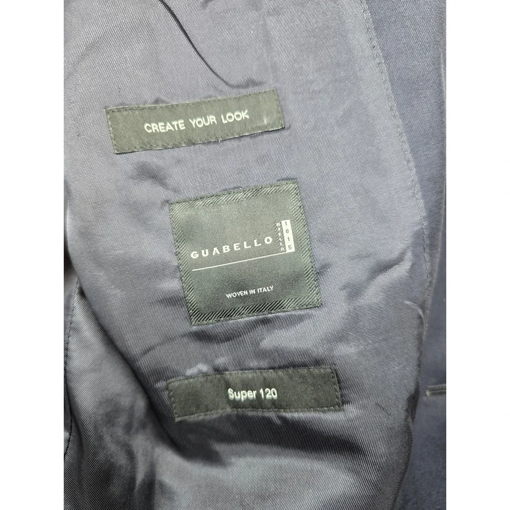 Hugo Boss‎ Blazer Mens 42S Navy Blue Virgin Wool Guabello Super 120 Sport Coat
